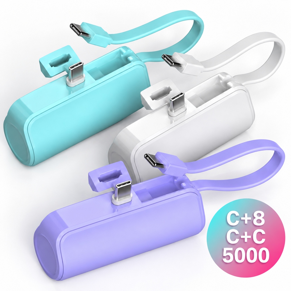 �����̾� 2way CŸ�� 8�� ��ŷ�� ��ü�� 5000mAh �������͸�